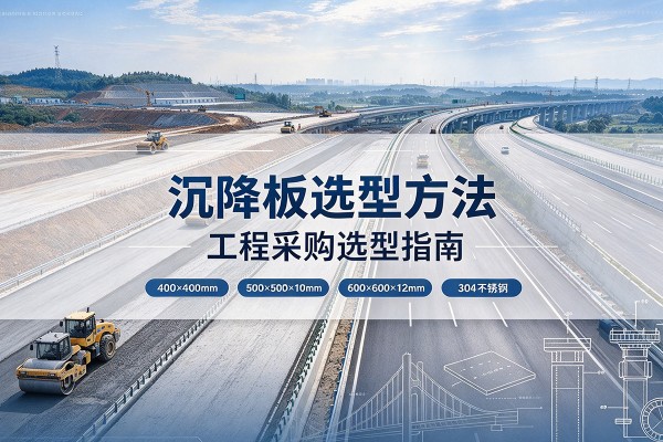 新邱沉降板选择方法