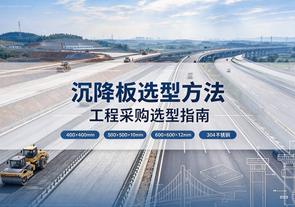 新邱沉降板选择方法
